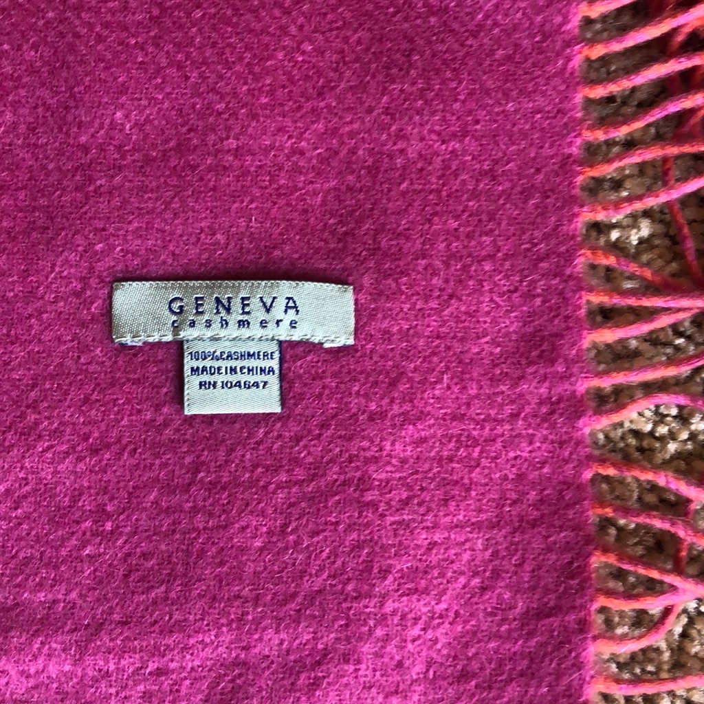 Nwot Geneva Cashmere Scarf
